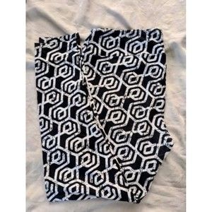 Lularoe TC Leggings Black/White Geometric Design